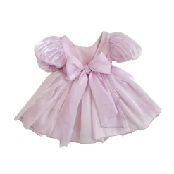 Hattie Belle Purple Pearl Girls Party Dress