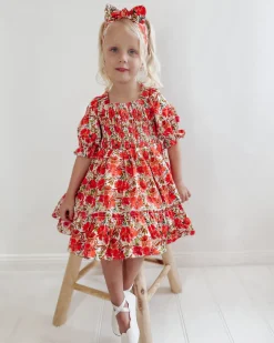 Henrietta Rose Baby Girl Floral Hair Accessories
