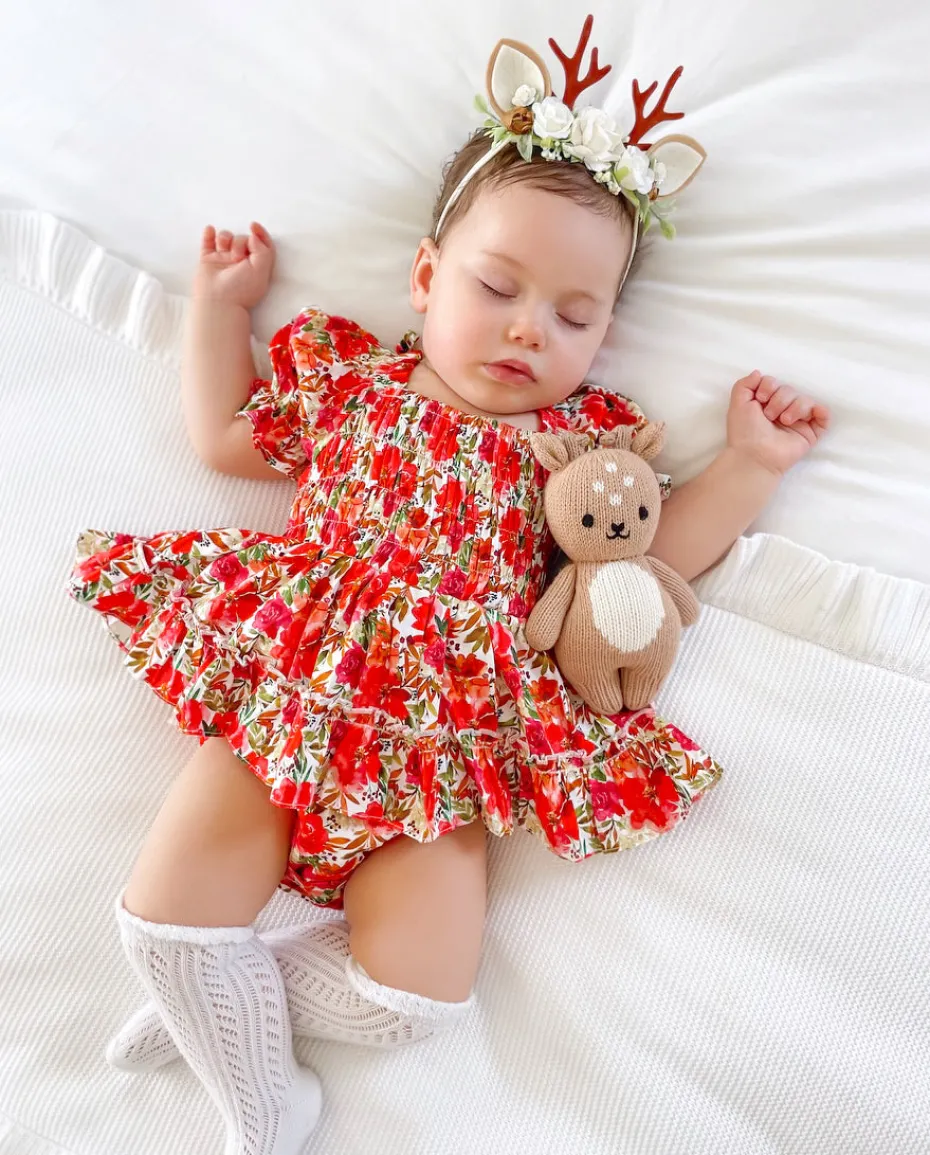 Henrietta Rose Baby Girl Floral Romper