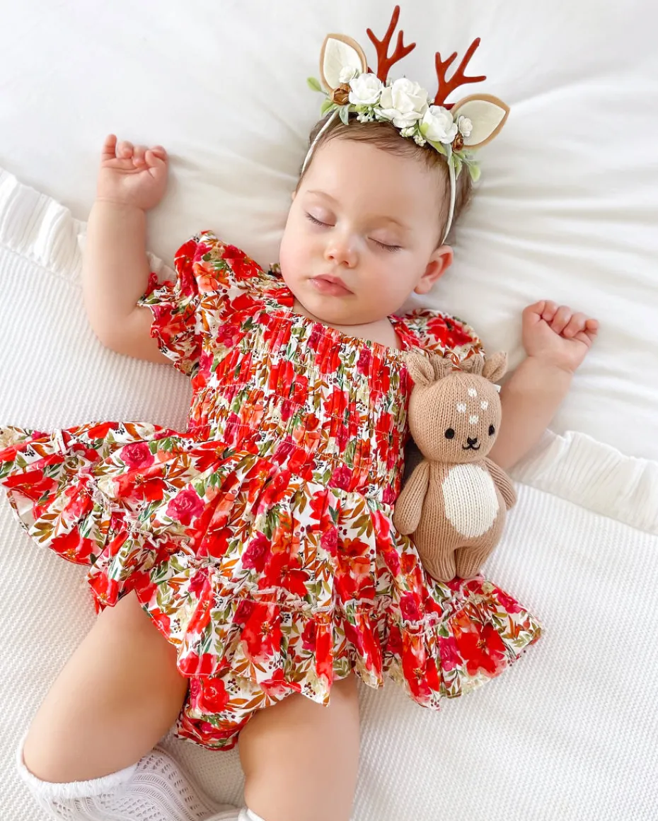 Henrietta Rose Baby Girl Floral Romper