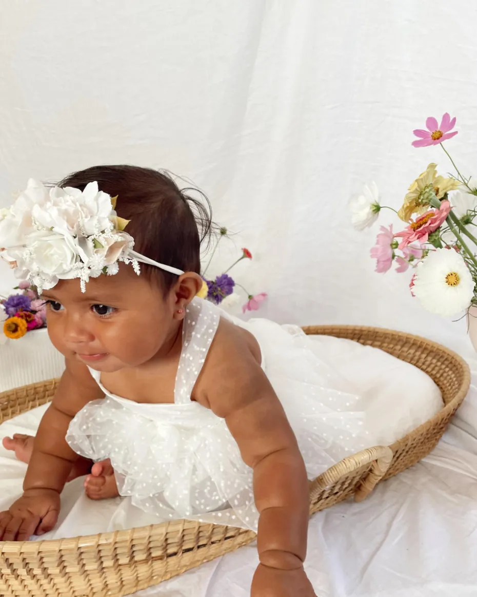Iridessa Stretch Baby Girls Flower Crown