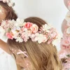 Isabelle Pink Girls Flower Crown