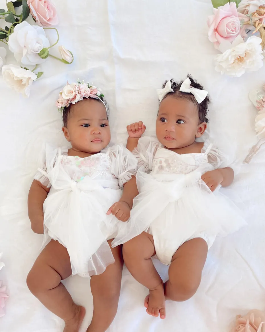Jewel Sequin White Sparkle Baby Girl Romper