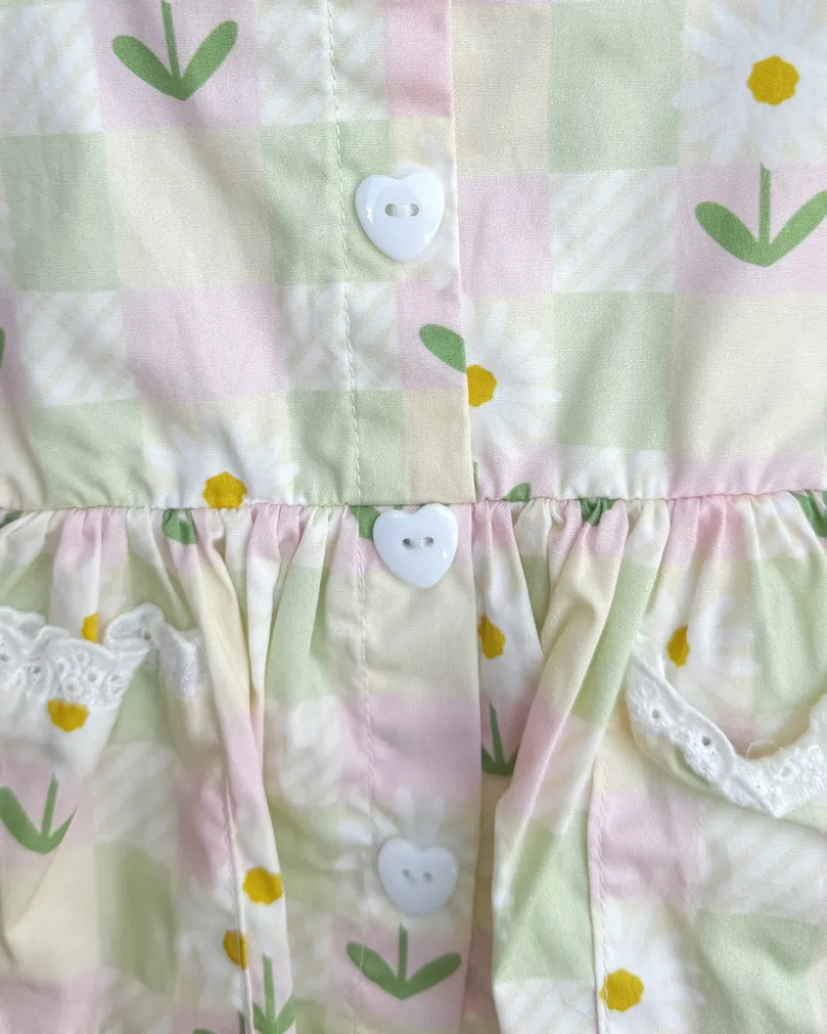Juni Daisy Baby Girl Floral Romper