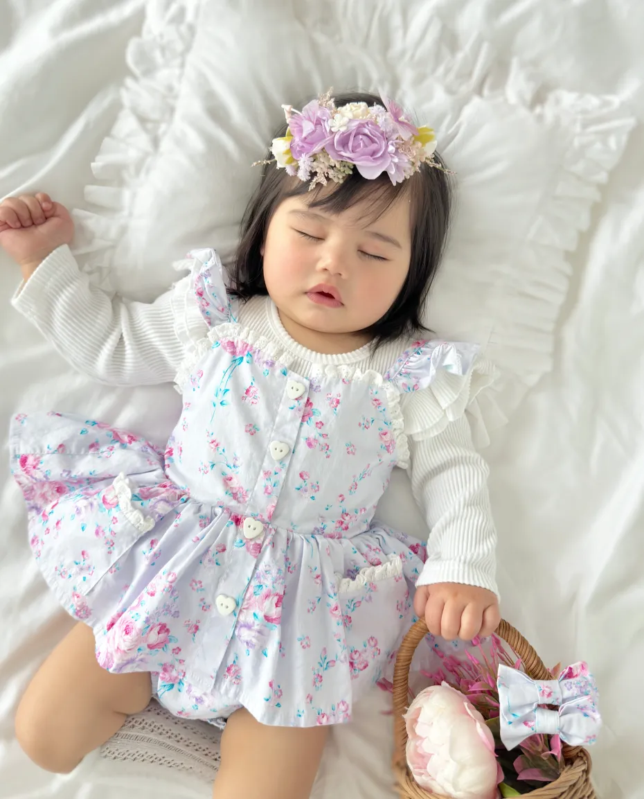 Loralai Baby Girl Floral Romper