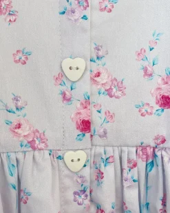 Loralai Girls Lavender Floral Dress