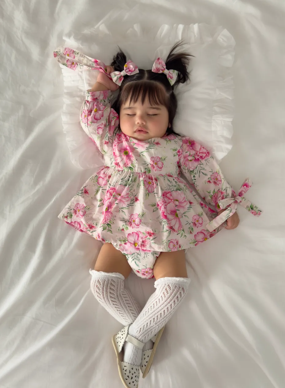 Lucinda Baby Girls Floral Hair Accessories