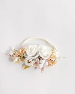 Luna Stretch Baby Girls Flower Crown
