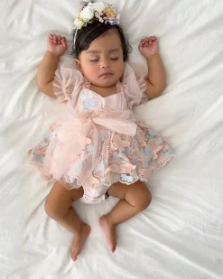 Luna Stretch Baby Girls Flower Crown