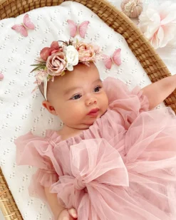 Maeve Stretch Baby Girl Flower Crown