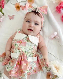 Malibu Belle Baby Girl Floral Romper