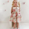 Malibu Belle Girls Floral Pink Dress