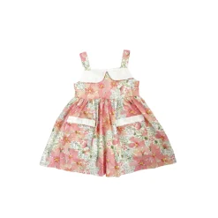 Malibu Belle Girls Floral Pink Dress