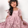 Margot Dusty Rose Girls Party Dress