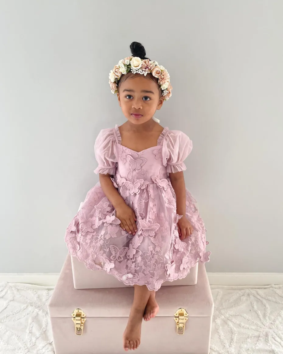 Margot Dusty Rose Girls Party Dress
