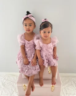 Margot Dusty Rose Girls Party Dress