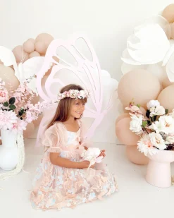 Margot Peach Rose Girls Party Dress