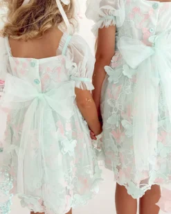 Margot Peppermint Pink Girls Party Dress