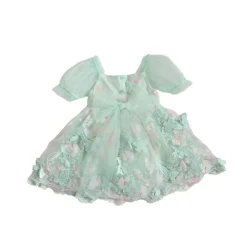 Margot Peppermint Pink Girls Party Dress
