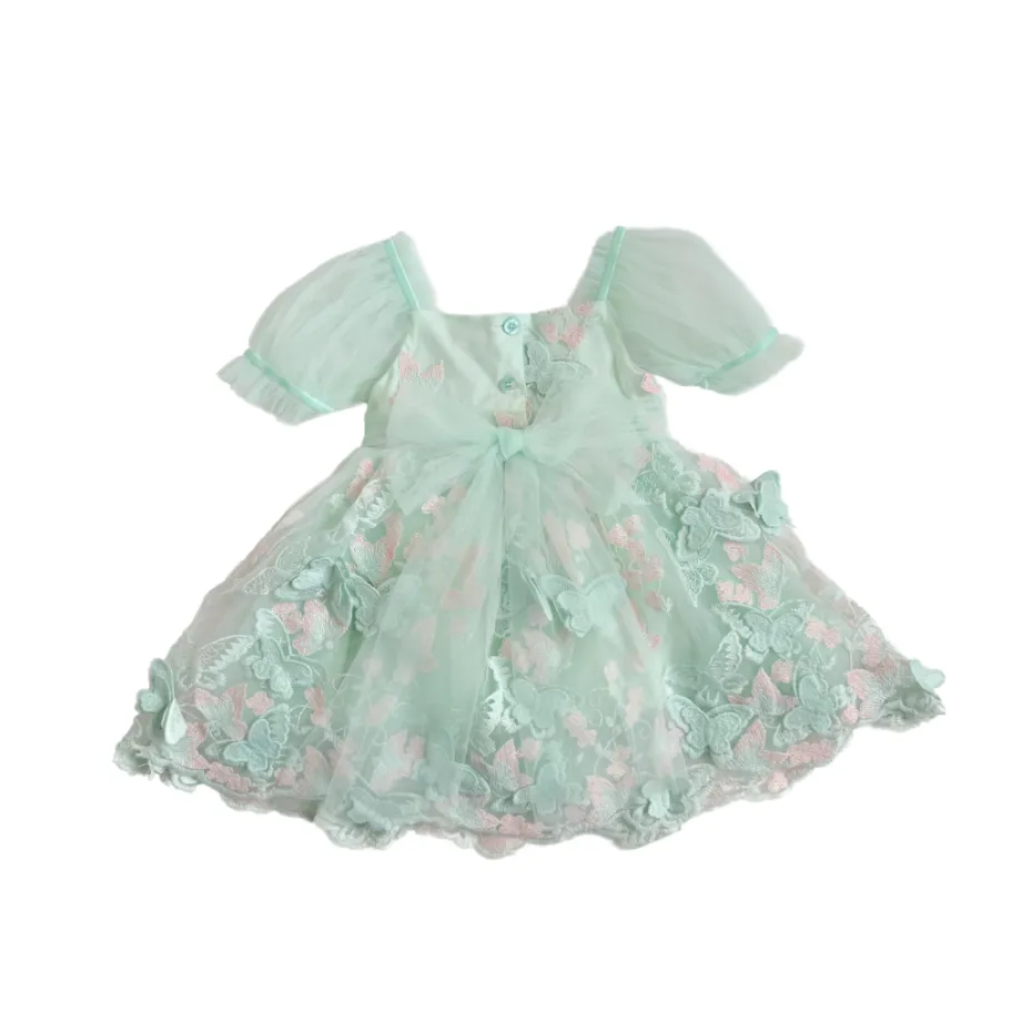 Margot Peppermint Pink Girls Party Dress