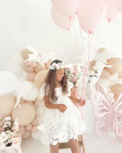 Margot White Flower Girl Dress