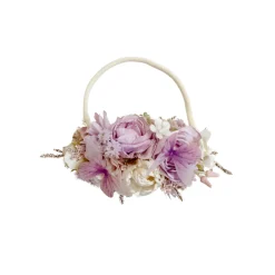 Mariposa Lilac Pink Rose Stretch Baby Girl Flower Crown