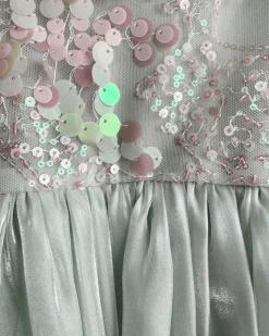 Mermaid Sequin Green Baby Girl Romper