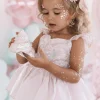 Mermaid Sequin Pink Baby Girl Romper