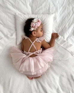 Mermaid Sequin Pink Baby Girl Romper