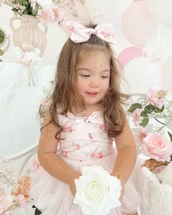 Mirabelle Flower Candy Pink Baby Girl Floral Hair Accessories