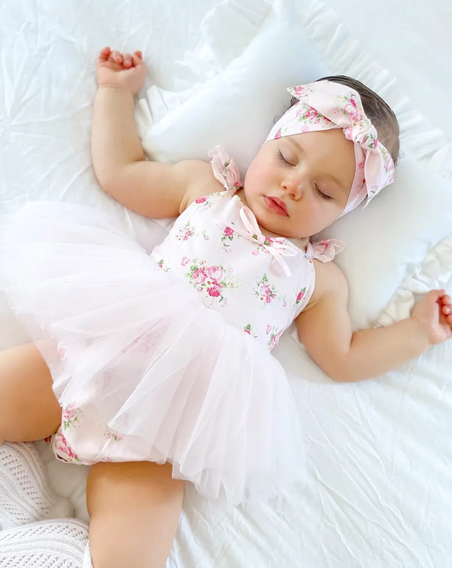 Mirabelle Flower Candy Pink Baby Girl Floral Hair Accessories