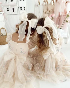 Nutcracker Champagne Girls Flower Girl Dress