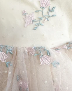 Nutcracker Champagne Girls Flower Girl Dress