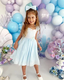 Ocean Blue Mermaid Baby Girls Hair Accessories
