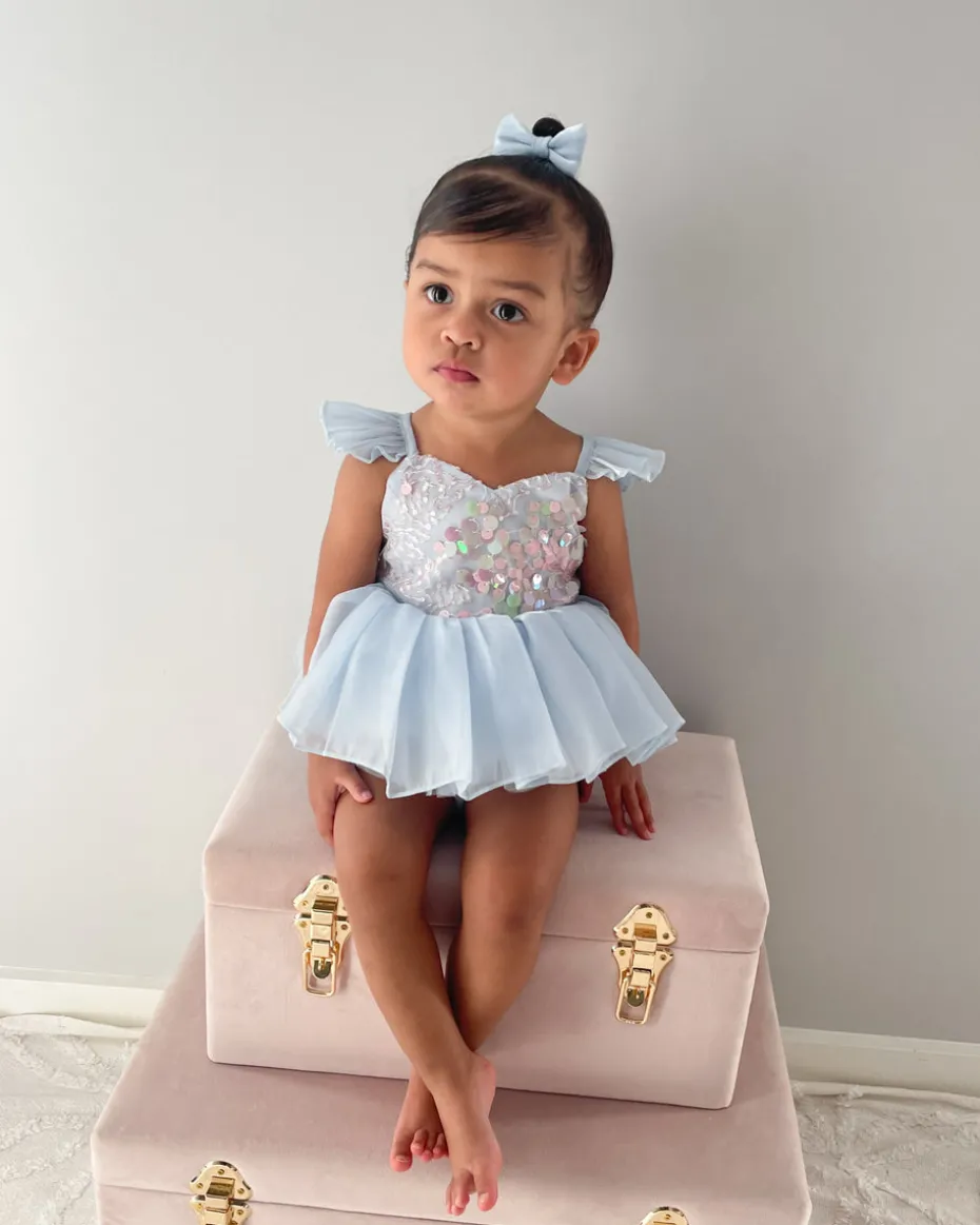 Ocean Blue Mermaid Baby Girls Hair Accessories