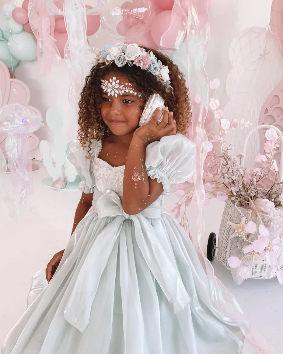 Oceania Blue Girls Flower Crown