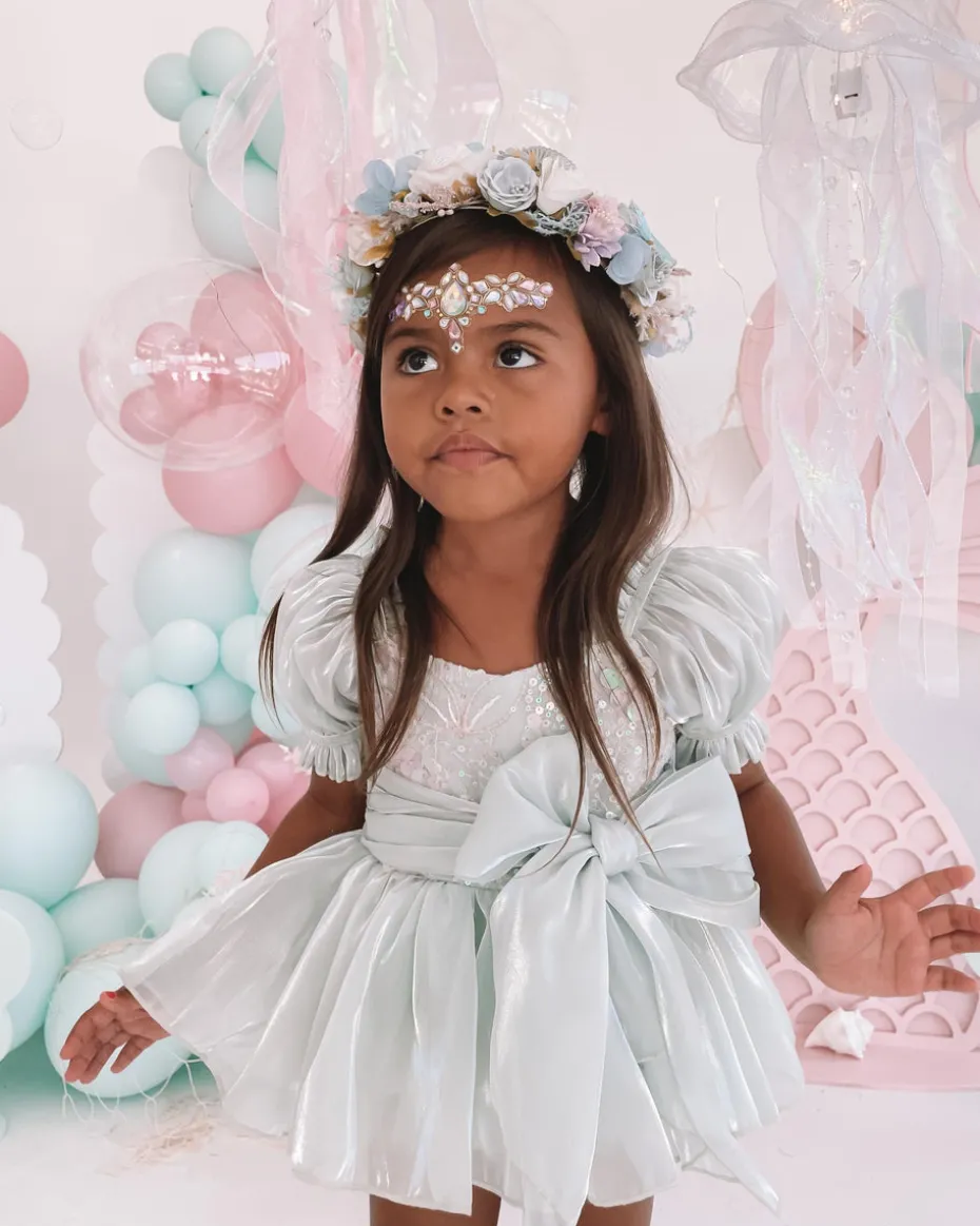 Oceania Blue Girls Flower Crown