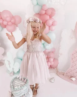 Oceania Pink Girls Flower Crown