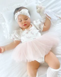 Odessa Perfect Pink Baby Girl Floral Hair Accessories
