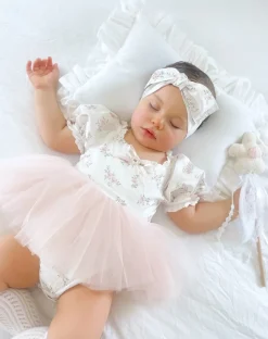 Odessa Perfect Pink Baby Girl Floral Hair Accessories