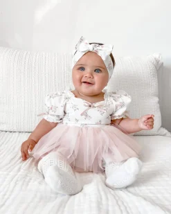 Odessa Perfect Pink Baby Girl Floral Hair Accessories
