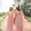 Odette Dusty Rose Flower Girl Dress