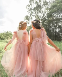 Odette Dusty Rose Flower Girl Dress