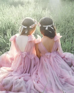 Odette Dusty Rose Flower Girl Dress