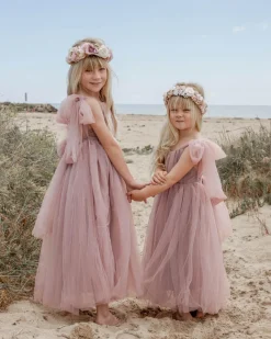 Odette Dusty Rose Flower Girl Dress