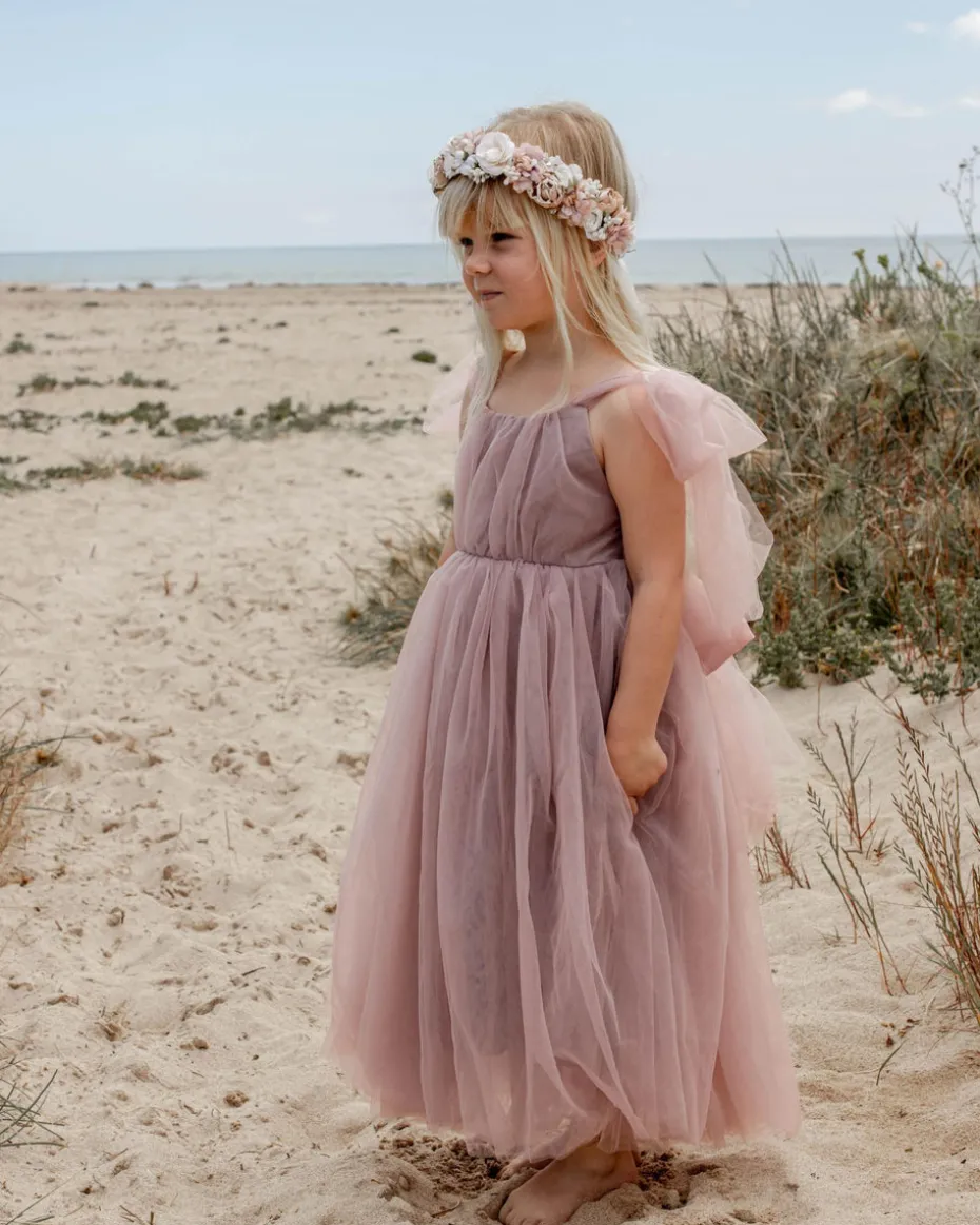 Odette Dusty Rose Flower Girl Dress