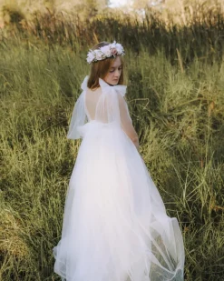 Odette White Flower Girl Dress