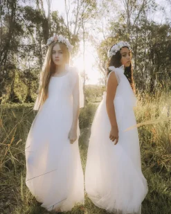 Odette White Flower Girl Dress