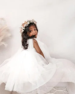 Odette White Flower Girl Dress