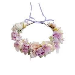 Paloma Lilac Pink Rose Girls Flower Crown